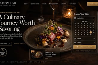 build squarespace restaurant website menu online reservation booking system