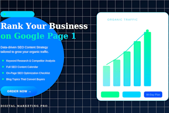 create an ai powered SEO content strategy to rank your business on google page 1