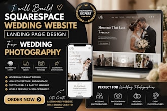 create a wix photography website for wedding photographers