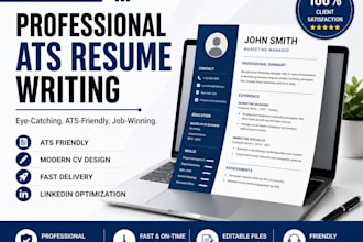 write professional ats friendly resume and CV
