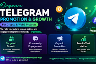 telegram crypto community moderator and complete web3 growth management