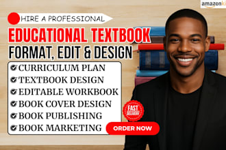 do educational textbook formatting, workbook design, editing, layout design