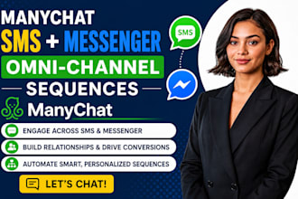 manychat SMS messenger automation omnichannel sequences