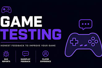 test your indie PC game and provide detailed feedback