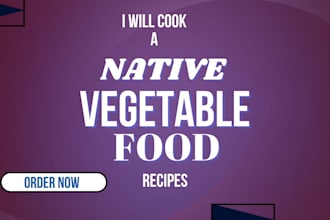 cook healthy vegetable, vegan and vegetarian food recipes