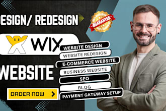 create stunning wix website design, wix redesign, wix online store setup