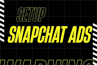 setup and manage meta facebook ads instagram ads, snapchat ads  campaign pixel