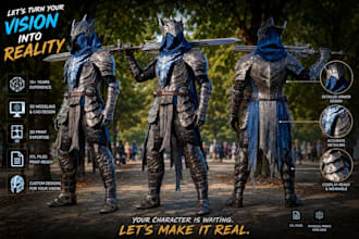 create costume 3d cosplay anime prop wearable anime cosplay armor cosplay weapon