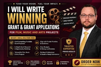 write film grant proposal apply for grant for filmmaker, artist, producer, actor