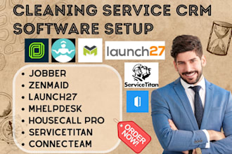 setup and automate jobber zenmaid launch27 mhelpdesk housecall pro servicetitan