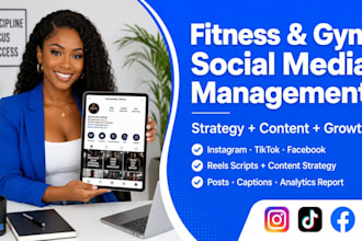 manage your gym or fitness brands instagram and tiktok to grow real clients