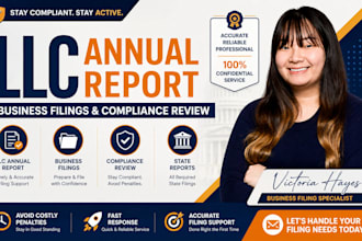 file llc annual report, business filings, compliance review and state reports