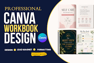 design canva workbooks, lead magnets and workbook formatting