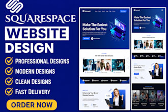 redesign squarespace website, revamp squarespace and fix errors