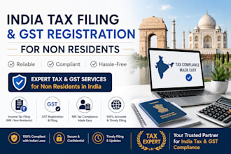 do india tax filing and gst registration for non residents