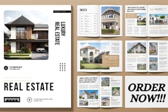 design real estate ebook, lead magnet PDF, buyer seller guide canva
