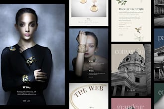 create an elegant brand identity