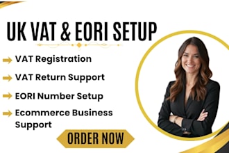 do UK ltd vat registration, vat return and eori setup for ecommerce businesses