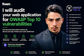 audit your web application for owasp top 10 vulnerabilities