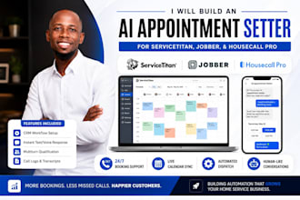 build an ai appointment setter for servicetitan, jobber, or housecall pro