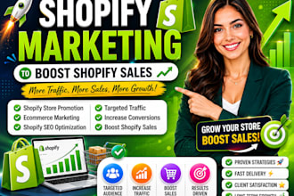do shopify marketing ecommerce marketing, shopify traffic to boost shopify sales