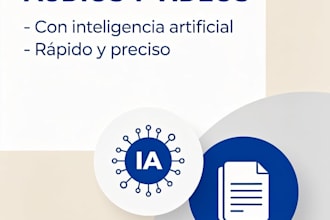 transcribiré tus audios y vídeos con ia rápido y preciso