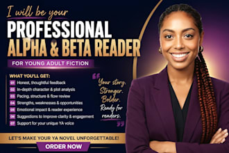 alpha and beta read your ya fiction novel, young adult story