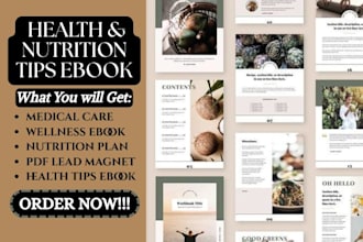 design health tips ebook, medical care guide, wellness nutrition PDF