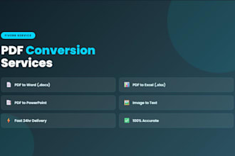 convert PDF to word excel and powerpoint accurately