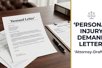 write your personal injury demand letter as a licensed lawyer