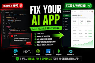 fix bugs in your ai generated or vibe coded app