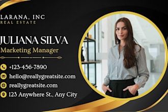 design unique business card for your business
