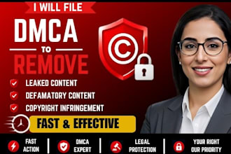 file dmca to remove leaked content copyright infringement and defamatory content