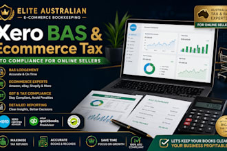 do xero bookkeeping and lodge bas and tax return for your australian e commerce