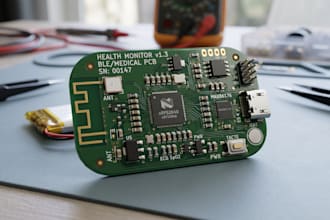 design, prototype health band, sport heart tracking wearable monitoring devices