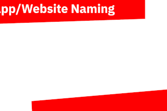 help you create a name for a website or app