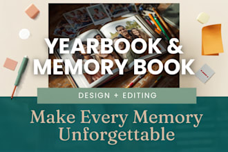 design a photo book, memory book, or event publication