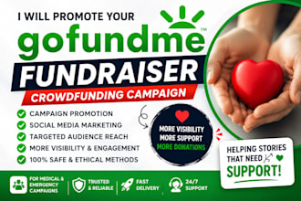 promote medical gofundme crowdfunding fundraiser