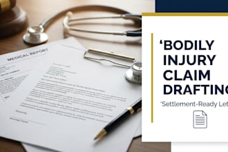 draft your bodily injury and car accident property damage claim letter