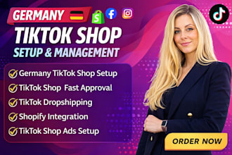setup germany tik tok shop fix tiktok shop shopify marketing tiktok dropshipping
