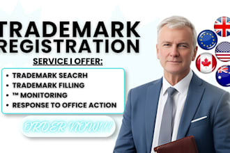 do trademark registration USA, UK, eu, canada