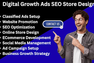 do classified ads online advertising website promotion SEO store design