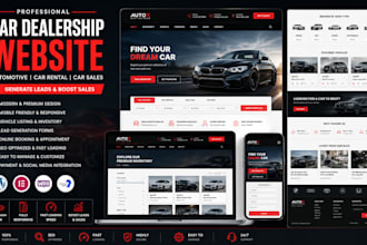 build car dealership website,automotive car rental site generate leads and sales