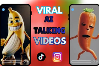 create viral ai talking fruit videos, ai talking object, funny ai talking video