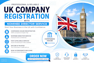 register your UK company with nominee director service