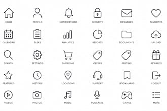 create professional app and website icons