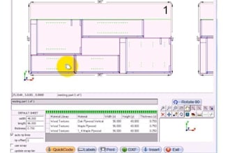 create cnc ready cabinet shop drawing and kitchen design in mozaik