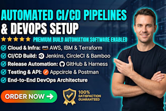 setup automated ci cd pipelines and build automation software
