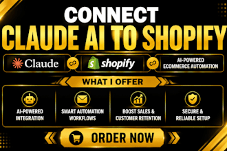 connect claude ai to shopify klaviyo stripe ecommerce sales cart recovery setup