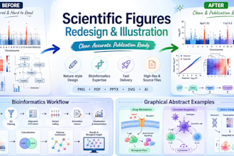 design scientific figures and bioinformatics diagrams